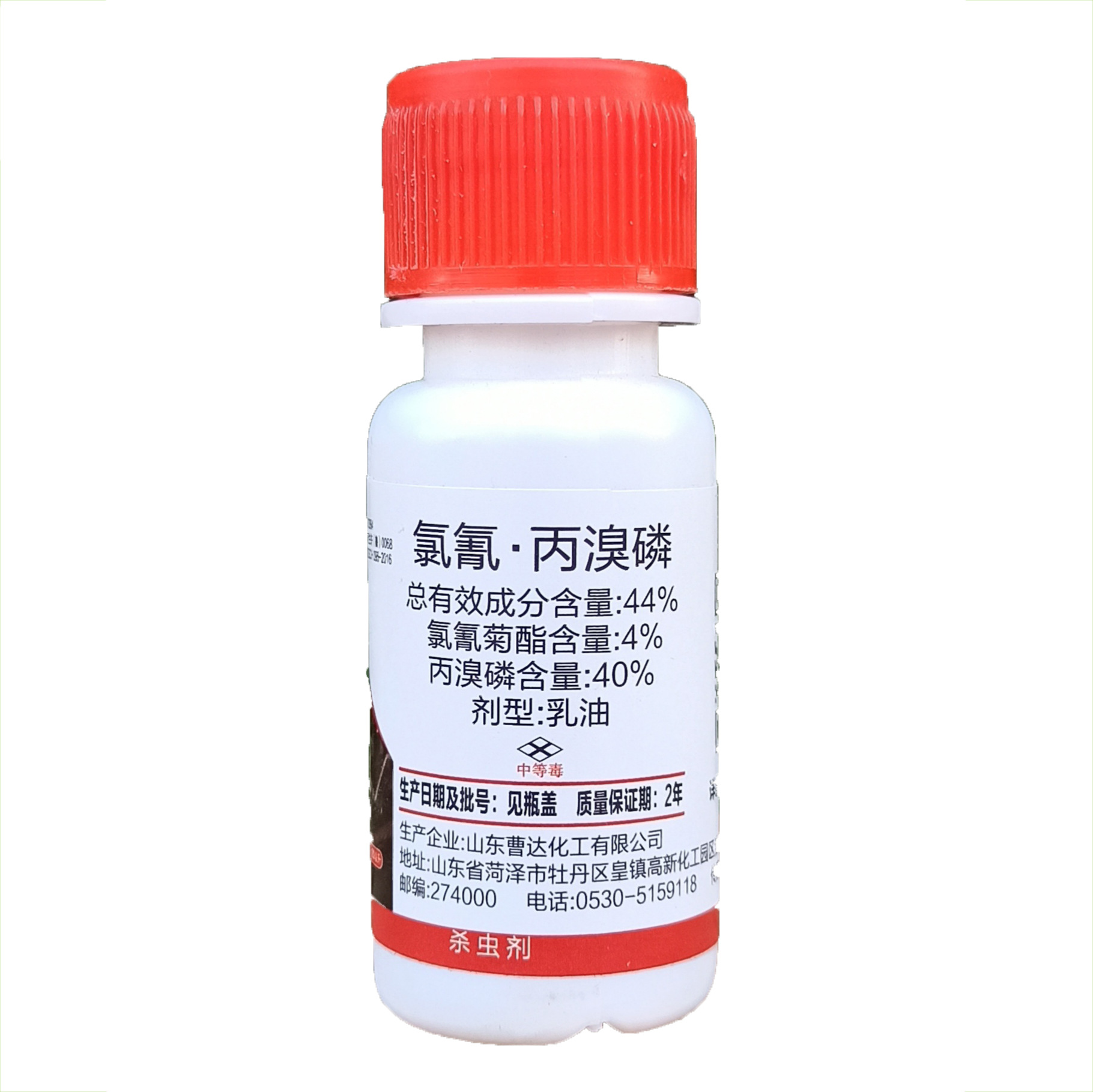 曹达跳甲清 44%氯氰丙溴磷 20毫升跳甲杀虫剂